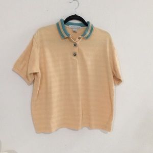 Vintage Women’s Izod yellow Polo